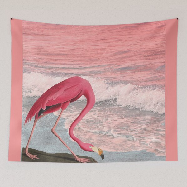 Item preview, Flamingo at the Pink Evening Sea designed and sold by EdenLiving.