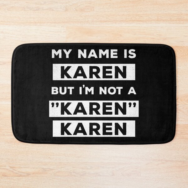 Item preview, My Name Is Karen But I'm Not A Karen Karen Funny Air Quotes designed and sold by d247.