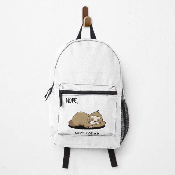 Item preview, Nope, not today Sleeping Sloth designed and sold by UncleStuScience.