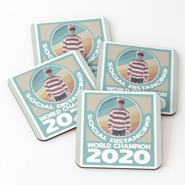 Item preview, Social Distancing Champion - 2020  designed and sold by WaltTheAdobeGuy.