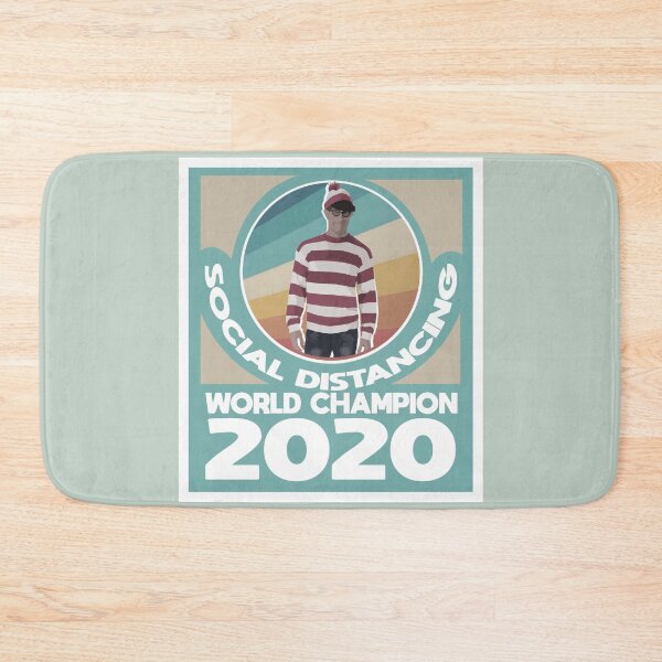 Item preview, Social Distancing Champion - 2020  designed and sold by WaltTheAdobeGuy.