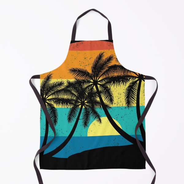 Item preview, Retro Colors/Feel Sunset Palm Trees-Distressed-6 designed and sold by BLACKSUN-SHOP.