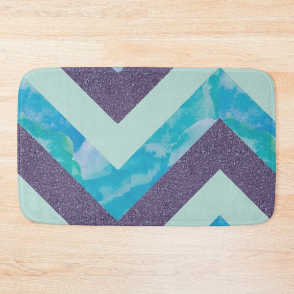 Item preview, Aqua blue stripes pattern designed and sold by astrunb5.