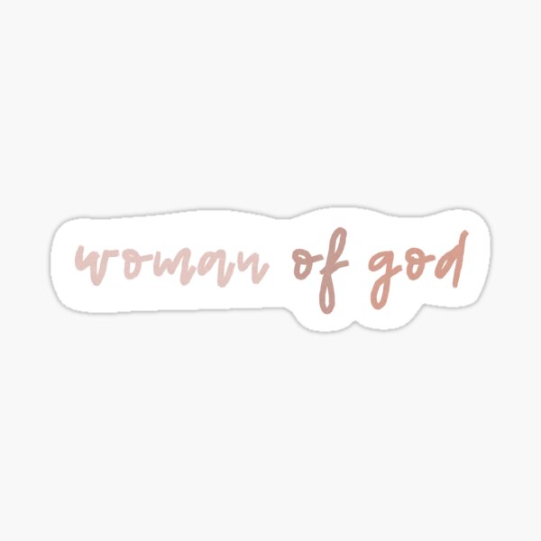 Woman Of Faith Christian Bubble-free Stickers – FTArtStudio