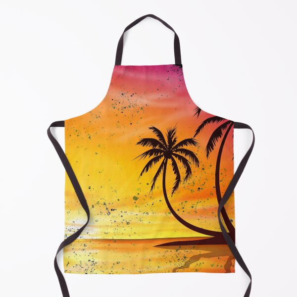 Item preview, Retro Colors/Feel Sunset Palm Trees-Distressed-7 designed and sold by BLACKSUN-SHOP.