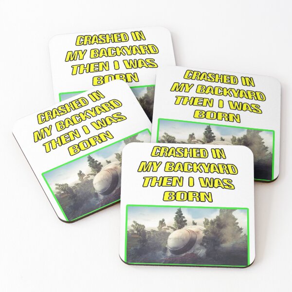 Item preview, A UFO crashed in my backyard then I was born designed and sold by ShahjehanKhan.