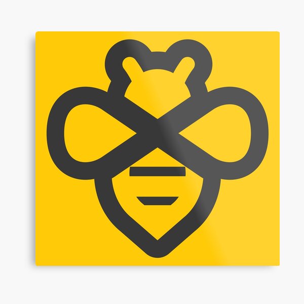 Beeminder Logo YS Metal Print