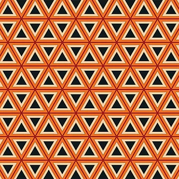 Artwork thumbnail, Repressed Triangles - Abstract Geometric Seamless Pattern by FlawlessPattern