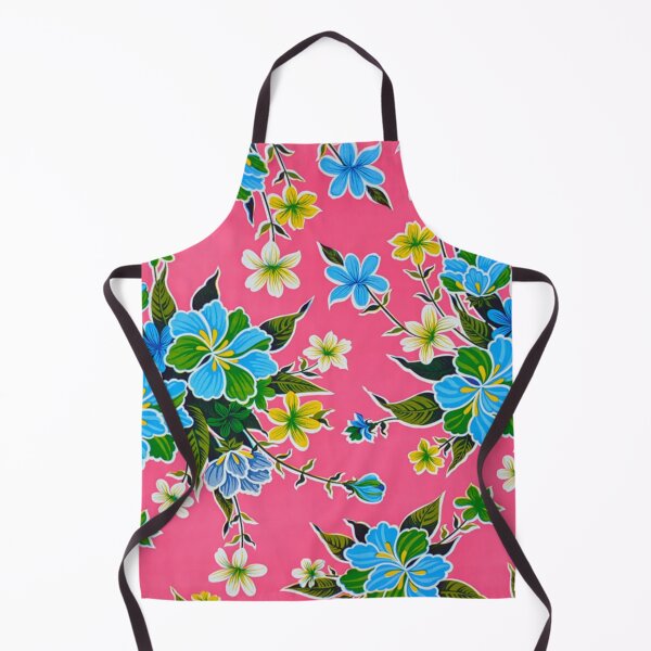 Item preview, Color flower print, pink Mexican tablecloth designed and sold by Adriana C (All about Frida).