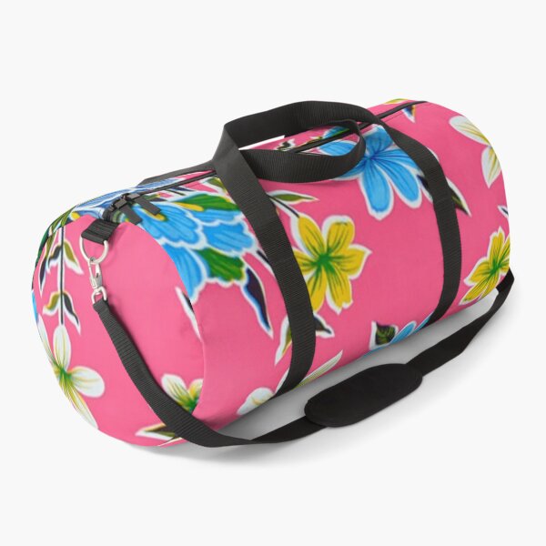 Item preview, Color flower print, pink Mexican tablecloth designed and sold by Adriana C (All about Frida).
