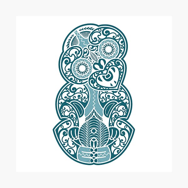 Item preview, Green Maori Hei Tiki designed and sold by Aroha Designs.