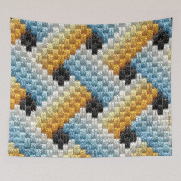 Item preview, Canvas Embroidery Woven Illusion designed and sold by LyndaAnne.