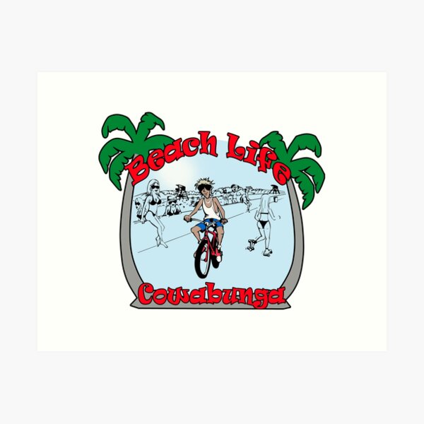 Beach Life Art Print