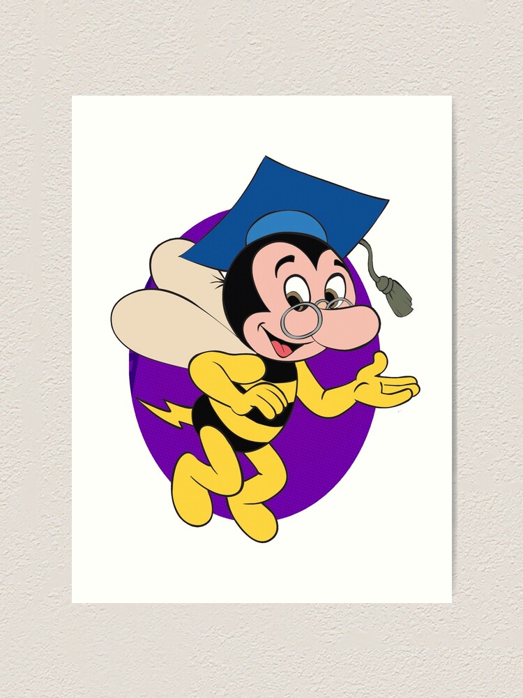 Alternate view of Professor BEEtoven Art Print