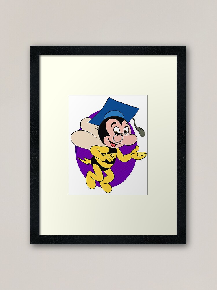 Alternate view of Professor BEEtoven Framed Art Print