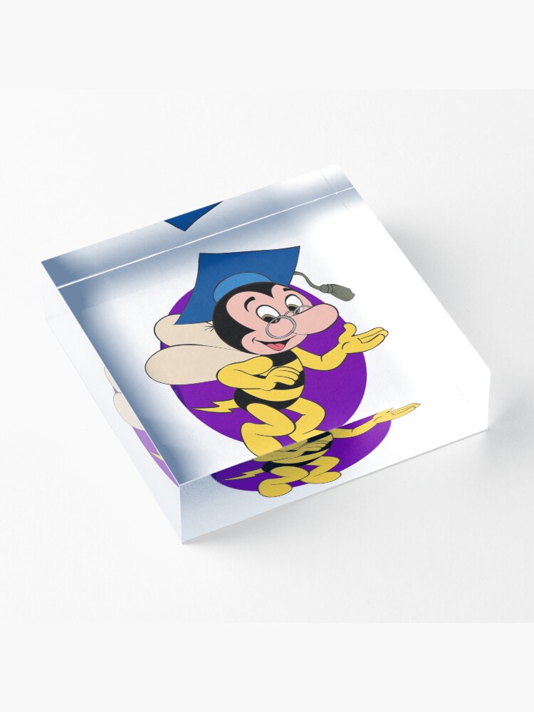 Alternate view of Professor BEEtoven Acrylic Block