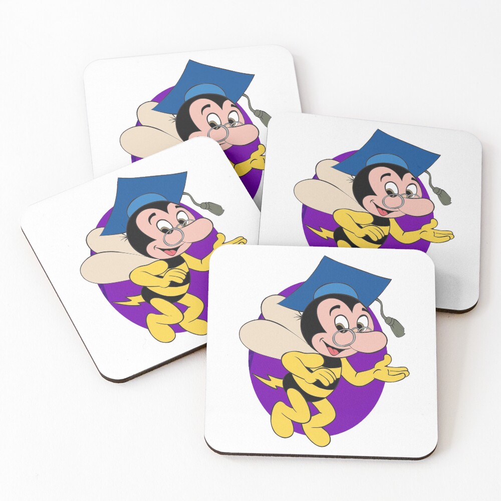 Professor BEEtoven Coasters (Set of 4)