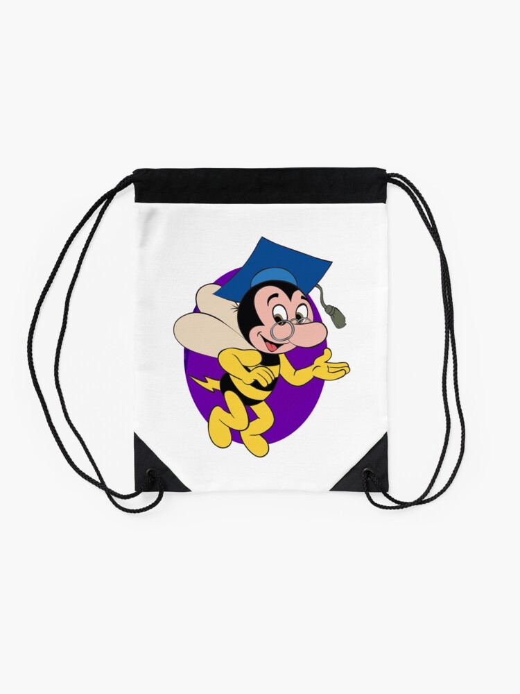 Alternate view of Professor BEEtoven Drawstring Bag