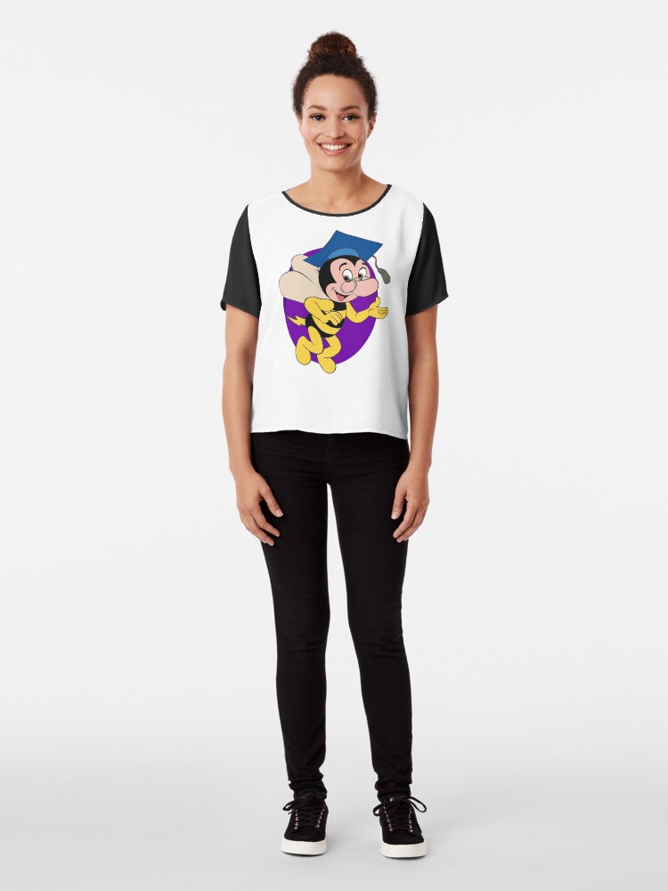 Alternate view of Professor BEEtoven Chiffon Top