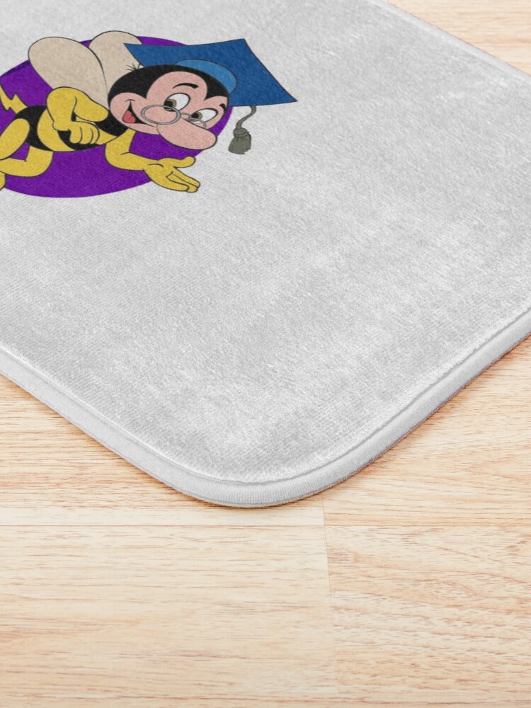 Alternate view of Professor BEEtoven Bath Mat