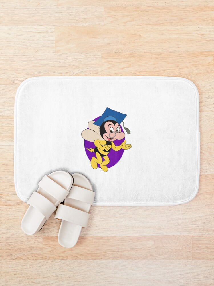 Alternate view of Professor BEEtoven Bath Mat