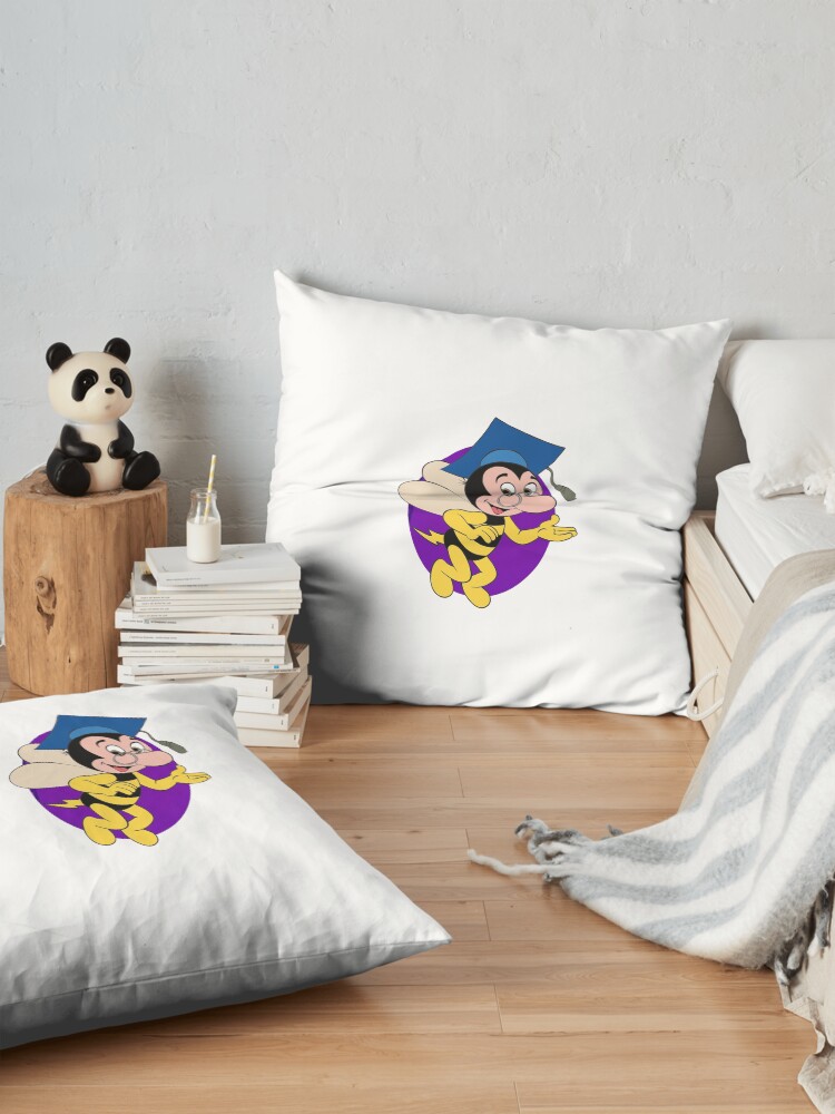 Alternate view of Professor BEEtoven Floor Pillow
