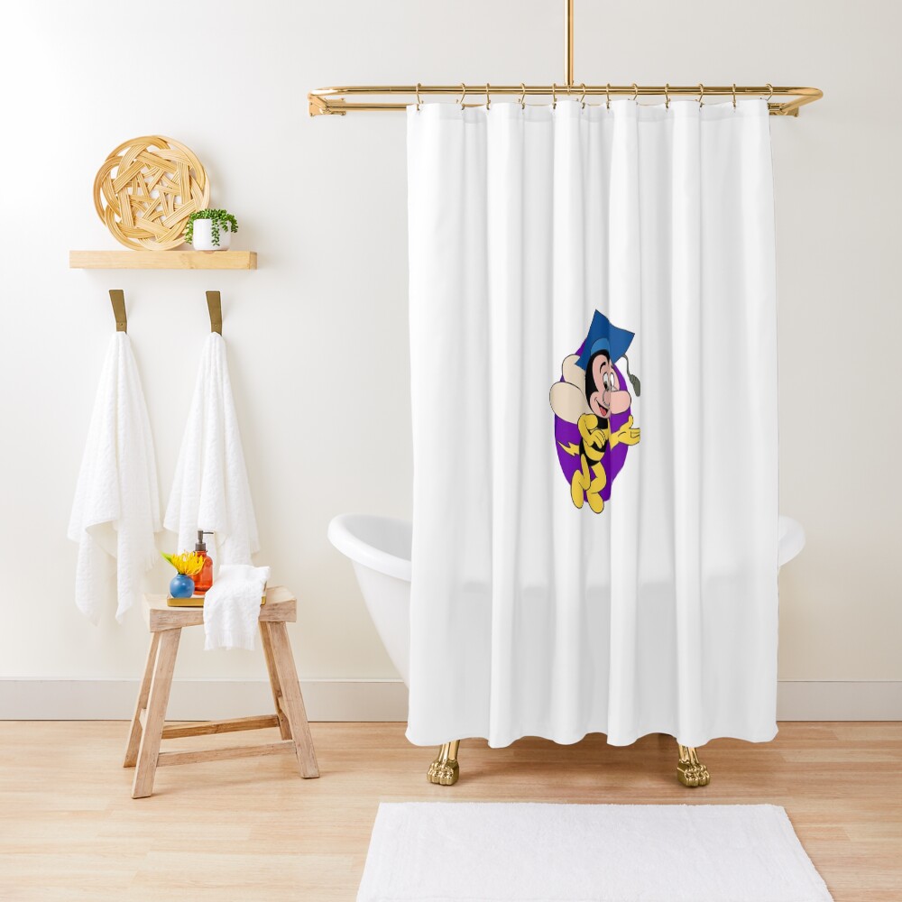 Professor BEEtoven Shower Curtain