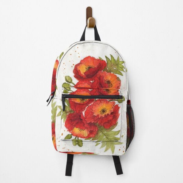 Item preview, Red Poppies in Watercolor designed and sold by Jennifer Aprill.