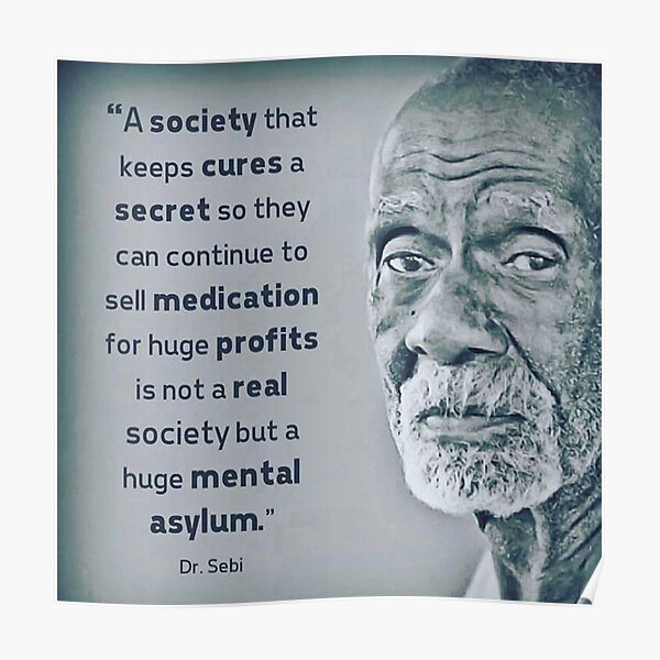 Dr Sebi Posters Redbubble