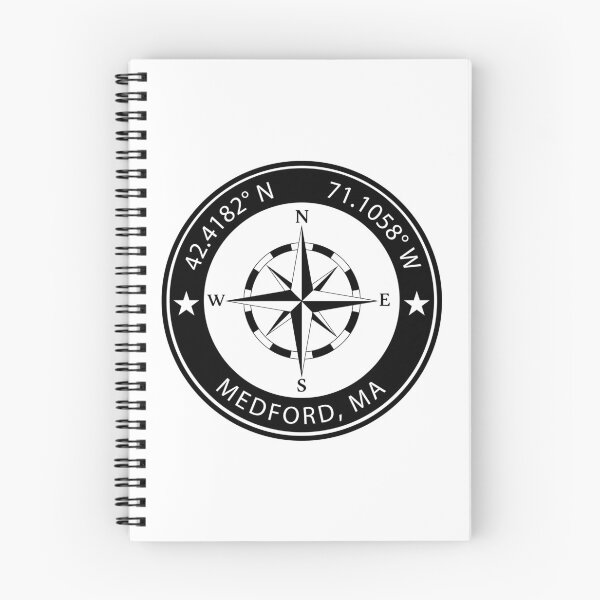 Item preview, Medford, Massachusetts Geographical Coordinates designed and sold by TeeOhGraphics.