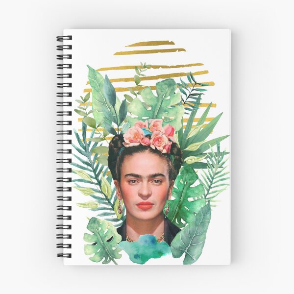 Item preview, Frida Kahlo print, watercolor flowers, color designed and sold by Adriana C (All about Frida).