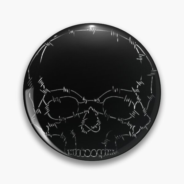 Item preview, skull barbed wire designed and sold by mysteriosupafan.