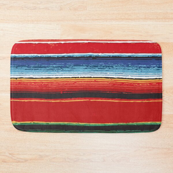 Item preview, Sarape Saltillo Rojo authentic mexican blanket poncho serape designed and sold by T-Mex.