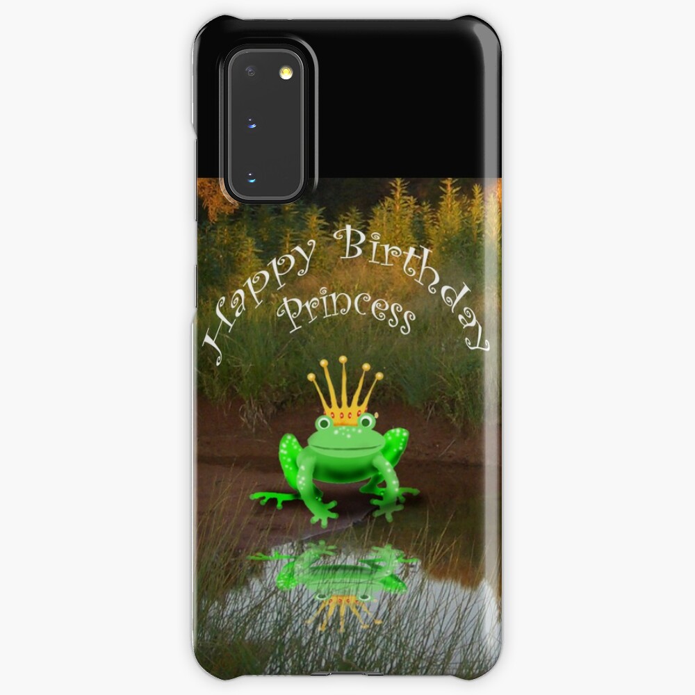 Coque Et Skin Adhesive Ipad Princesse Joyeux Anniversaire Grenouille Verte Et Couronne Par Gableend Redbubble