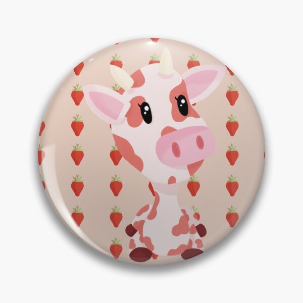 Item preview, strawberry cow designed and sold by periwincles.