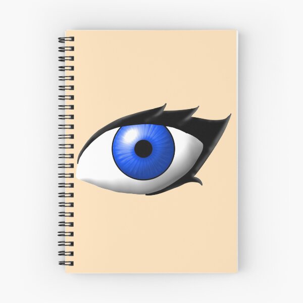 Aperçu de l'œuvre Yeux de style anime bleu royal (peau claire) créée et vendue par RayRayViolet.