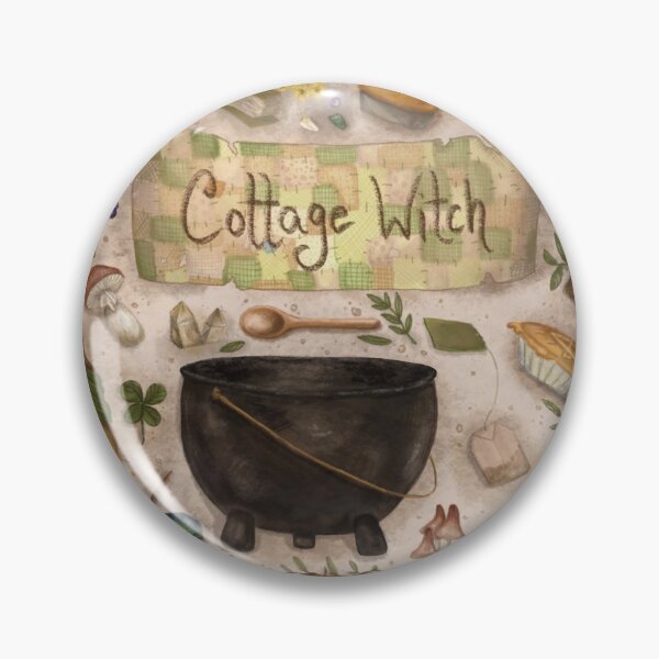 Artikelvorschau, Cottage Witch Print von Botanicalfairie (Jackie R.) entworfen und verkauft von Lilacmoonbeam.