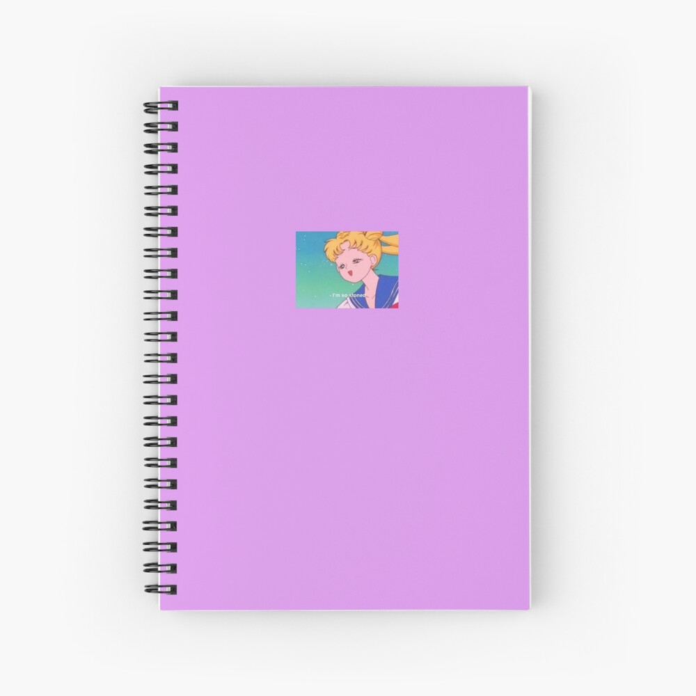 Vista previa del artículo con la obra «Cuaderno de espiral», diseñado y vendido por peacefulvenus.