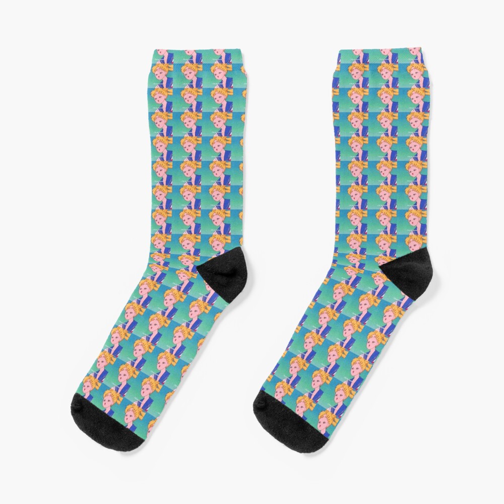 Vista previa del artículo con la obra «Calcetines», diseñado y vendido por peacefulvenus.