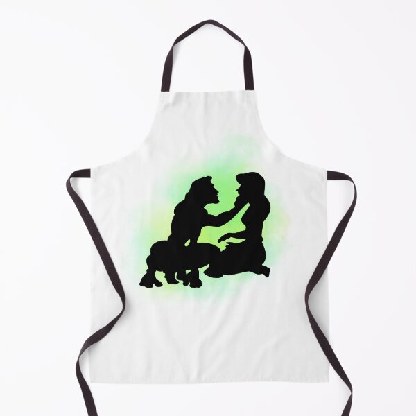 Item preview, Tarzan and Jane silhouettes designed and sold by WhateverHerFace.