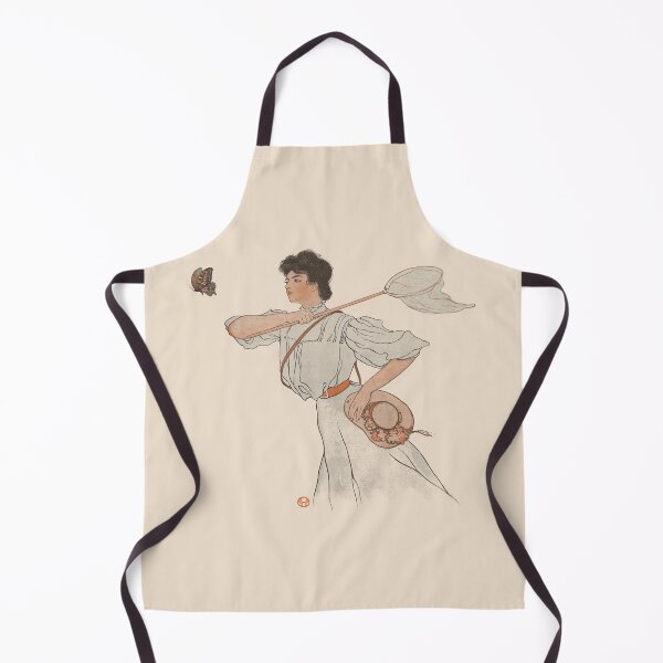 Item preview, Vintage Woman Chasing Butterfly designed and sold by bellatierra.