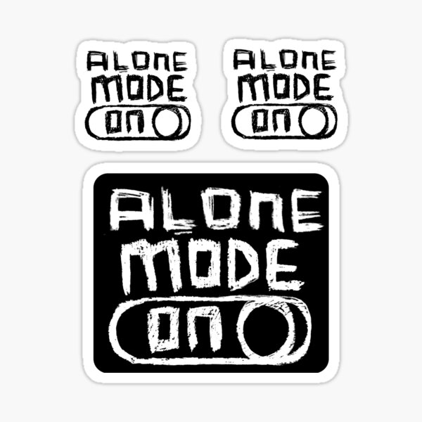 Item preview, Me Time, Alone Mode ON for Introvert designed and sold by badlydrawnbabe.