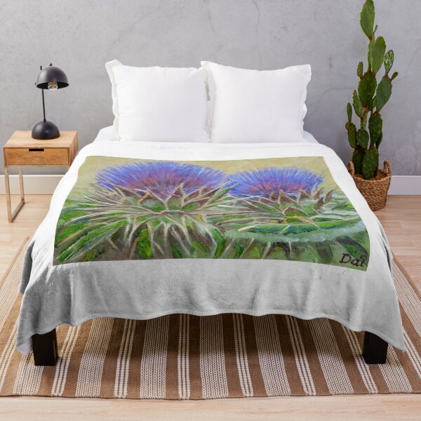 Item preview, Scotch Thistle Geometric Patterns designed and sold by Dai Wynn Fine Art.
