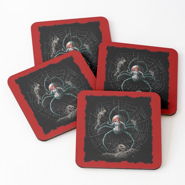 Item preview, Spider Lady Red Frame designed and sold by Zombie Squid.