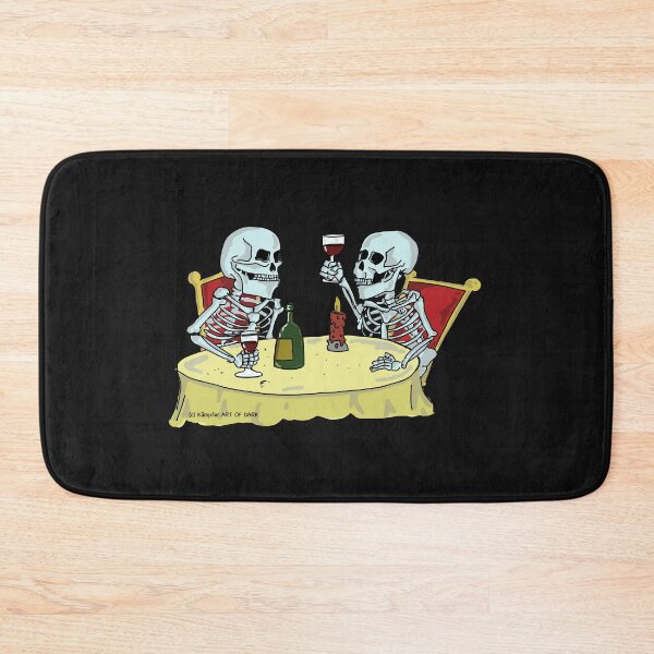 Item preview, Bon Appetit skeleton motif designed and sold by ARTOFDARK.
