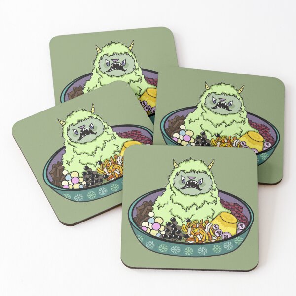 Item preview, GREEN TEA MATCHA YETI SHAVE ICE MONSTER designed and sold by Ruby Mendiola.