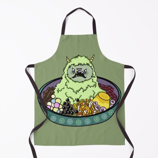 Item preview, GREEN TEA MATCHA YETI SHAVE ICE MONSTER designed and sold by Ruby Mendiola.