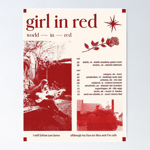 Item preview, Girl in red tour sego designed and sold by herfdoe999.