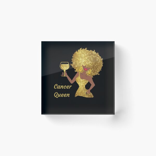 Item preview, Cancer Queen Black Women Afro Hair designed and sold by R&BApparel.