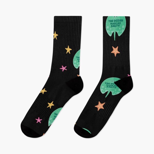 Item preview, The Ocean Made Me Salty Stingray (Sticker Pack of 6) - Save Our Surf designed and sold by WonderWear.